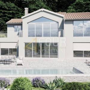 Opatija, Ika, novogradnja, luksuzna vila s bazenom