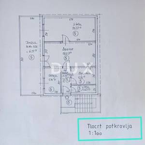 OPATIJA, IKA- stan 63m2, DB+1S, 2.kat s pogledom na more i velikom terasom + okućnica cca 125m2