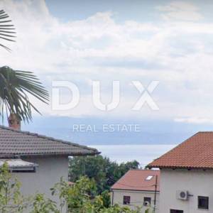 OPATIJA, IKA - stan 80m2, DB+2S, prizemlje, s pogledom na more i velikom terasom + okućnica cca 125m2