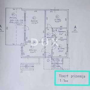 OPATIJA, IKA - stan 80m2, DB+2S, prizemlje, s pogledom na more i velikom terasom + okućnica cca 125m2