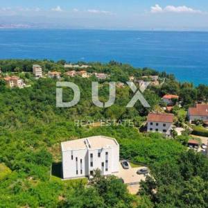 OPATIJA, IKA - stan u novogradnji 135m2 + krovna terasa 77m2, panoramski pogled na more