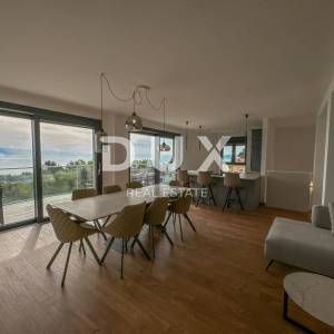 OPATIJA, IKA - stan u novogradnji 135m2 + krovna terasa 77m2, panoramski pogled na more