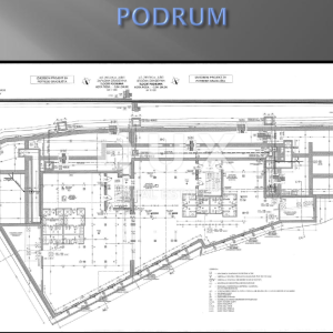 OPATIJA, JUŠIĆI - započeta gradnja 1250m2 na zemljištu od 1330m2 s pogledom na more 