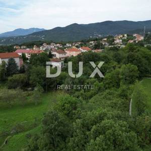 OPATIJA, KASTAV, TRINAJSTIĆI- kuća 110m2 s pogledom na more + garaža 90m2 + pomoćne zgrade 45m2 + okoliš 4100m2