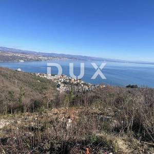 OPATIJA ,KOLAVIĆI- građ. zemljište, 914 m2, PANORAMSKI POGLED NA MORE!!!