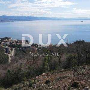 OPATIJA ,KOLAVIĆI- građ. zemljište, 1017 m2, PANORAMSKI POGLED NA MORE!!!