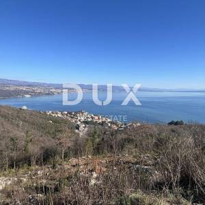 OPATIJA ,KOLAVIĆI- građ. zemljište, 1017 m2, PANORAMSKI POGLED NA MORE!!!