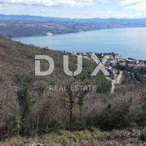 OPATIJA ,KOLAVIĆI- građ. zemljište, 1017 m2, PANORAMSKI POGLED NA MORE!!!