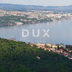 OPATIJA, KOLAVIĆI - građevinsko zemljište 1500m2 s panoramskim pogledom na more
