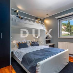 OPATIJA, LOVRAN- apartmanska zgrada od 700m2 s bazenom + 6000m2 zemljišta s građevnom dozvolom za wellness resort s 28 soba...