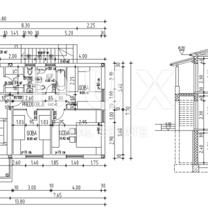 OPATIJA, LOVRAN, DOBREĆ - kuća 390m2 s prekrasnim pogledom na more + okućnica 850m2