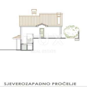 OPATIJA, LOVRAN - građevinski teren 1320m2 S GRAĐEVINSKOM DOZVOLOM!!! za obiteljsku kuću- villu/ stambenu zgradu - stanove...