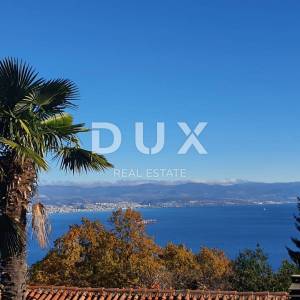 OPATIJA, LOVRAN - građevinski teren 668m2 s kvalitetnim pogledom na more