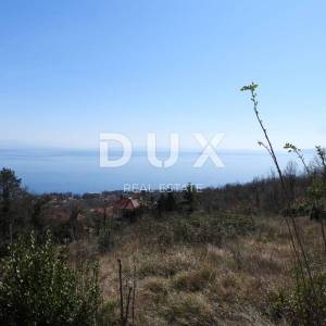 OPATIJA, LOVRAN - građevinski teren cca 4981 m2, cca 3500 m2 je građevinsko +cca 1400m2 zeleni pojas za obiteljsku kuću / stamb...