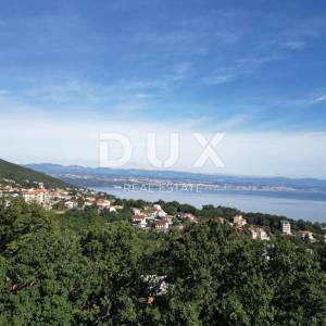 OPATIJA, LOVRAN, IKA- građevinsko zemljište 750m2 s pogledom na more