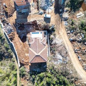 OPATIJA, LOVRAN, IKA- villa 220m2 s panoramskim pogledom na more i bazenom + uređena okućnica 1009m2