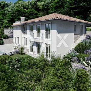 OPATIJA, LOVRAN, IKA- villa 220m2 s panoramskim pogledom na more i bazenom + uređena okućnica 1009m2