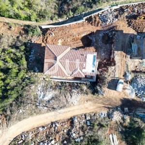 OPATIJA, LOVRAN, IKA- villa 220m2 s panoramskim pogledom na more i bazenom + uređena okućnica 1009m2