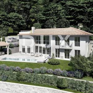 OPATIJA, LOVRAN, IKA- villa 220m2 s panoramskim pogledom na more i bazenom + uređena okućnica 1009m2