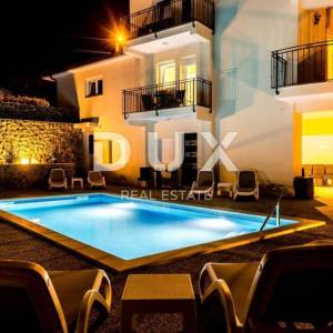 OPATIJA, LOVRAN, IKA- villa 380m2 s panoramskim pogledom na more i bazenom + uređena okućnica 700m2