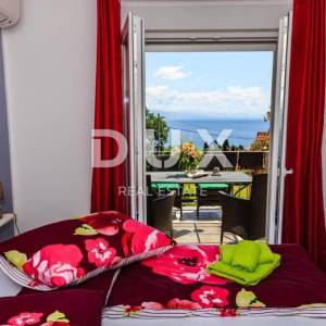 OPATIJA, LOVRAN, IKA- villa 380m2 s panoramskim pogledom na more i bazenom + uređena okućnica 700m2