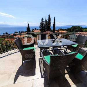 OPATIJA, LOVRAN, IKA- villa 380m2 s panoramskim pogledom na more i bazenom + uređena okućnica 700m2