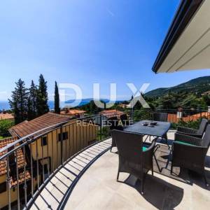 OPATIJA, LOVRAN, IKA- villa 380m2 s panoramskim pogledom na more i bazenom + uređena okućnica 700m2