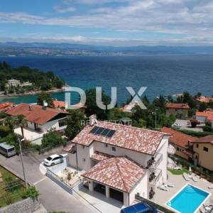 OPATIJA, LOVRAN, IKA- villa 380m2 s panoramskim pogledom na more i bazenom + uređena okućnica 700m2