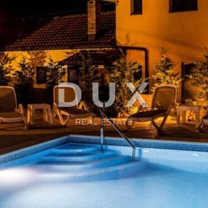 OPATIJA, LOVRAN, IKA- villa 380m2 s panoramskim pogledom na more i bazenom + uređena okućnica 700m2