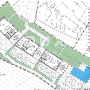 OPATIJA, LOVRAN, LIGANJ- građevinsko zemljište 1250m2 s panoramskim pogledom na more za stambenu zgradu–stanove /apartmane/obit...