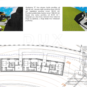 OPATIJA, LOVRAN, LIGANJ- građevinsko zemljište 1250m2 s panoramskim pogledom na more za stambenu zgradu–stanove /apartmane/obit...