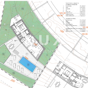 OPATIJA, LOVRAN, LIGANJ- građevinsko zemljište 1250m2 s panoramskim pogledom na more za stambenu zgradu–stanove /apartmane/obit...