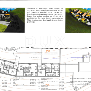 OPATIJA, LOVRAN, LIGANJ- građevinsko zemljište 1250m2 s panoramskim pogledom na more za stambenu zgradu–stanove /apartmane/obit...
