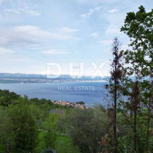 OPATIJA, LOVRAN, LIGANJ - građevinsko zemljište 2270m2 s pogledom na more
