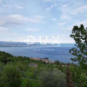 OPATIJA, LOVRAN, LIGANJ - građevinsko zemljište 2270m2 s pogledom na more