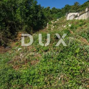 OPATIJA, LOVRAN, LIGANJ- građevinsko zemljište 1539m2 s pogledom na more