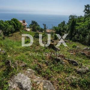 OPATIJA, LOVRAN, LIGANJ- građevinsko zemljište 1539m2 s pogledom na more