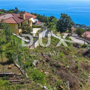OPATIJA, LOVRAN, LIGANJ- građevinsko zemljište 1539m2 s pogledom na more