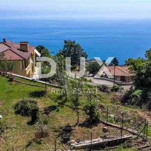 OPATIJA, LOVRAN, LIGANJ- građevinsko zemljište 1539m2 s pogledom na more