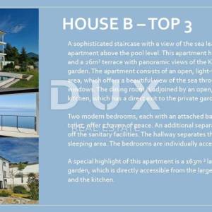 OPATIJA, LOVRAN, LIGANJ - stan u vili s bazenom 120m2+terasa 26m2 s panoramskim pogledom na more + okoliš 163m2