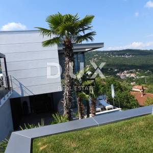 OPATIJA, LOVRAN - luksuzna vila s predivnim pogledom na more, bazenom i okućnicom površine 500m2