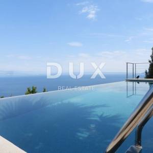 OPATIJA, LOVRAN - luksuzna vila s predivnim pogledom na more, bazenom i okućnicom površine 500m2