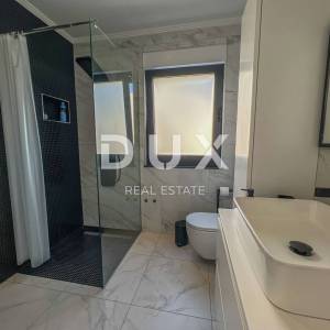 OPATIJA, LOVRAN - novonamještena moderna vila 400m2 s bazenom blizu Opatije, panoramski pogled na more