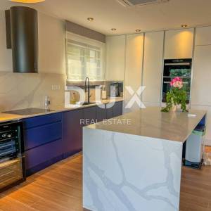 OPATIJA, LOVRAN - novonamještena moderna vila 400m2 s bazenom blizu Opatije, panoramski pogled na more