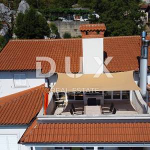 OPATIJA, LOVRAN - penthouse s bazenom, okućnicom i panoramskim pogledom