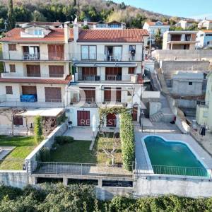 OPATIJA, LOVRAN - stan DB+3S s prekrasnim pogledom na more + bazen + okoliš