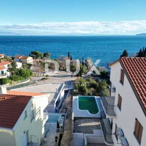 OPATIJA, LOVRAN - stan DB+3S s prekrasnim pogledom na more + bazen + okoliš