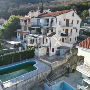 OPATIJA, LOVRAN - stan DB+3S s prekrasnim pogledom na more + bazen + okoliš