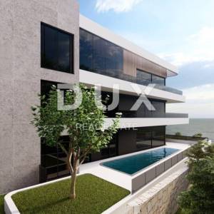 OPATIJA, LOVRAN - stan u luksuznoj novogradnji, 300 m od mora, krovna terasa, bazen, garaža 