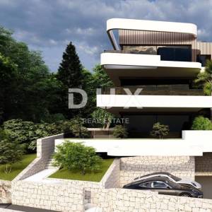 OPATIJA, LOVRAN - stan u luksuznoj novogradnji, 300 m od mora, bazen, garaža 